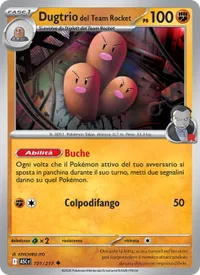 Dugtrio del Team Rocket - Ascesa Eroica