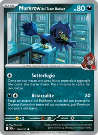 Carta Murkrow del Team Rocket (Ascesa Eroica)