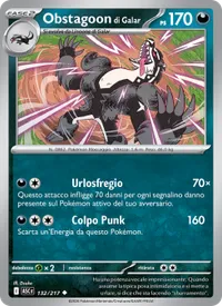 Obstagoon di Galar - Ascesa Eroica