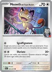 Meowth del Team Rocket - Ascesa Eroica