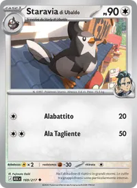 Carta Staravia di Ubaldo illustrata da Fujimoto Gold