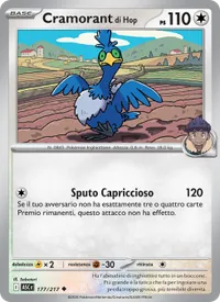 Cramorant di Hop - Ascesa Eroica
