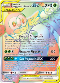 Rowlet e Exeggutor di Alola GX