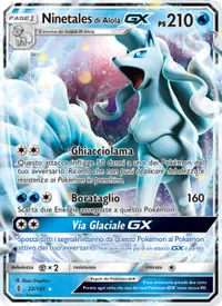 Ninetales di Alola GX