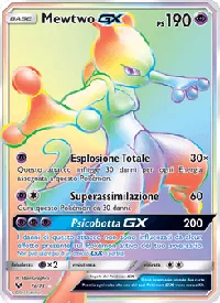 Mewtwo GX - Leggende Iridescenti