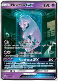Mewtwo GX - Leggende Iridescenti