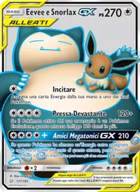 Eevee e Snorlax GX