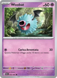 Woobat - Destino di Paldea