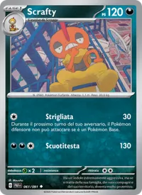 Scrafty - Destino di Paldea