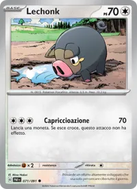 Lechonk - Destino di Paldea