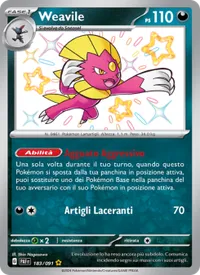 Weavile - Destino di Paldea