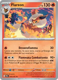 Carta Flareon (Evoluzioni Prismatiche)