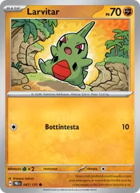 Larvitar - Evoluzioni Prismatiche