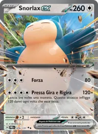 Snorlax-ex - Evoluzioni Prismatiche