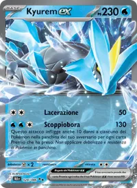 Carta Kyurem-ex illustrata da N-DESIGN Inc.