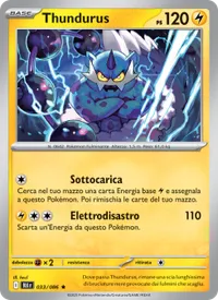 Carta Thundurus (Luce Nera)