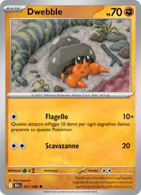 Carta Dwebble (Luce Nera)