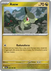Carta Axew (Luce Nera)