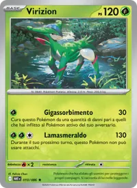 Carta Virizion (Fuoco Bianco)