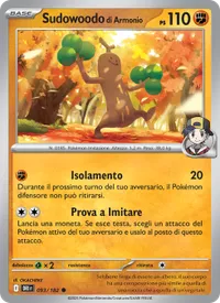 Sudowoodo di Armonio