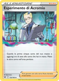 Esperimento di Acromio