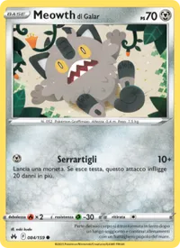 Meowth di Galar - Zenit Regale