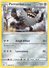 Carta Perrserker di Galar (Zenit Regale)