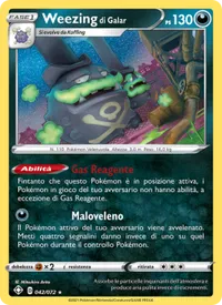 Weezing di Galar - Destino Splendente